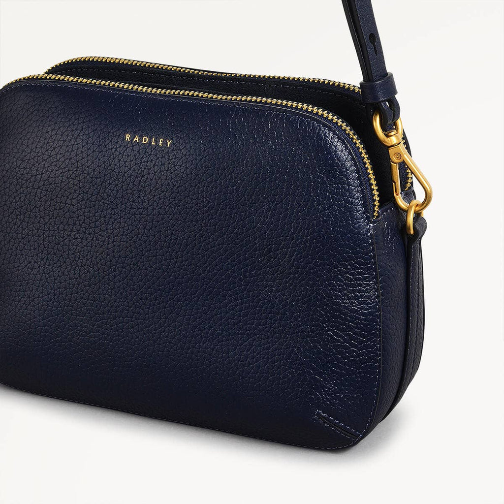 Dukes Place Medium Ziptop Crossbody Bag in Evenfall - 110158
