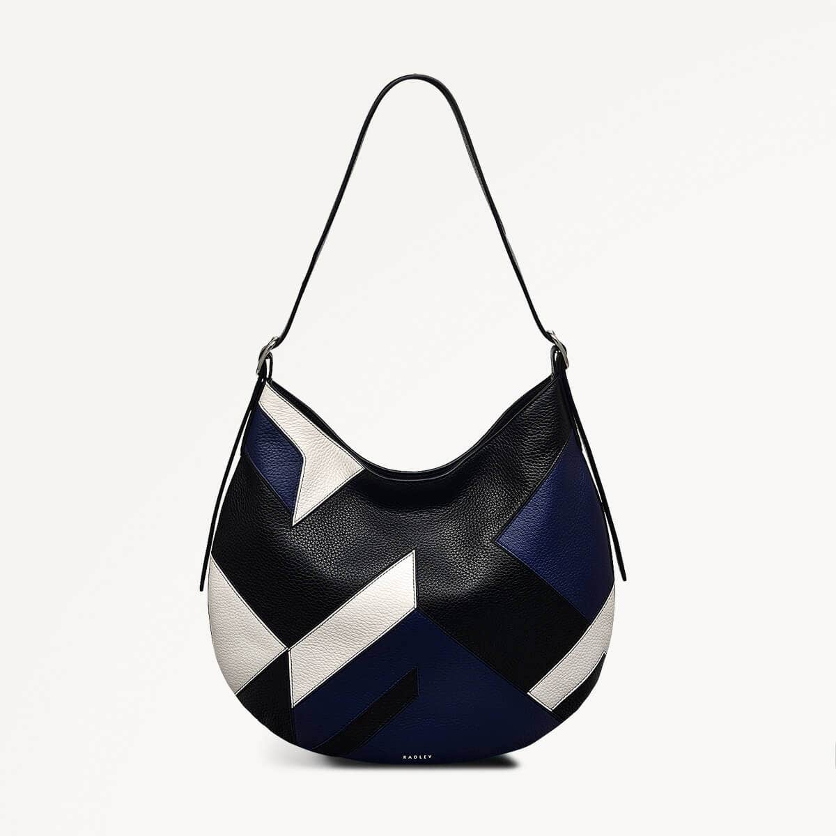 Kensington Place - Patchwork Large Open Top Shoulder Bag - RHD13401