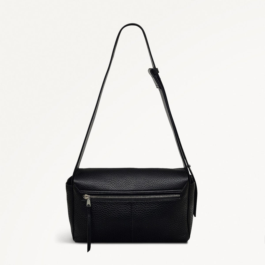DE BEAUVOIR MEDIUM ZIPTOP SHOULDER BLACK