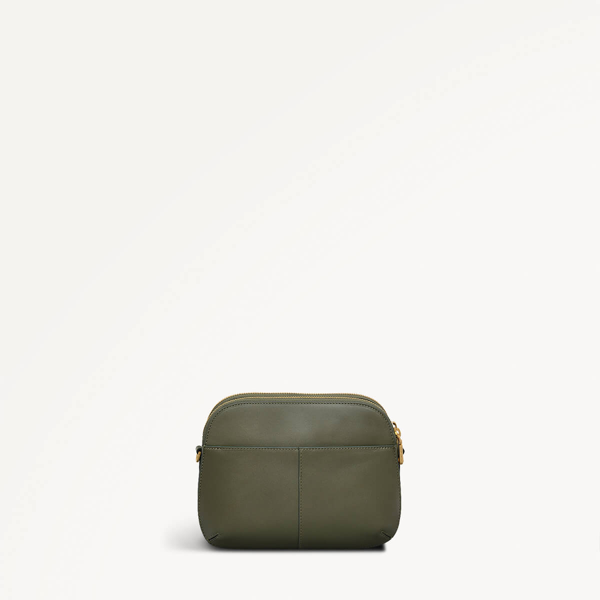 Dukes Place Medium Ziptop Cross Body Dark Olive  - 110181