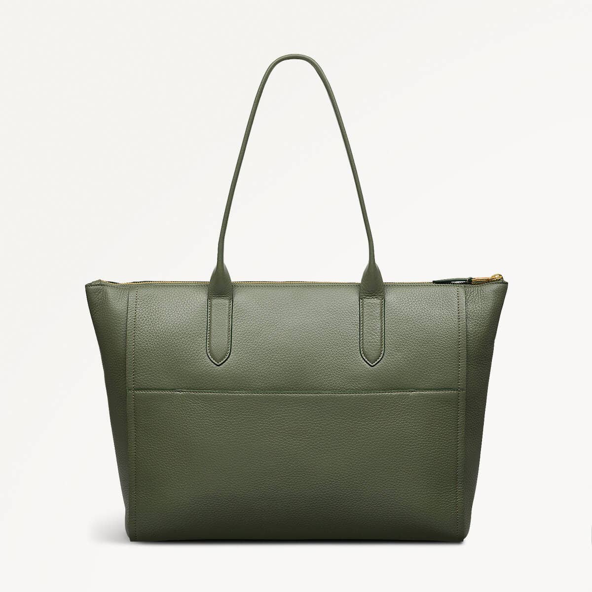 Oak Street Medium Ziptop Tote Dark Olive - 110187
