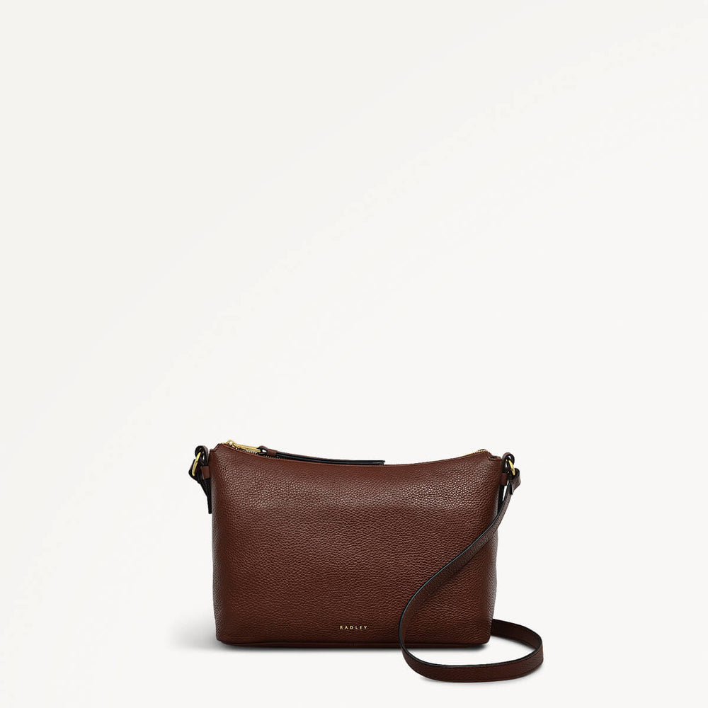 Bella Radley Small Ziptop Cross Body Walnut  - 110211