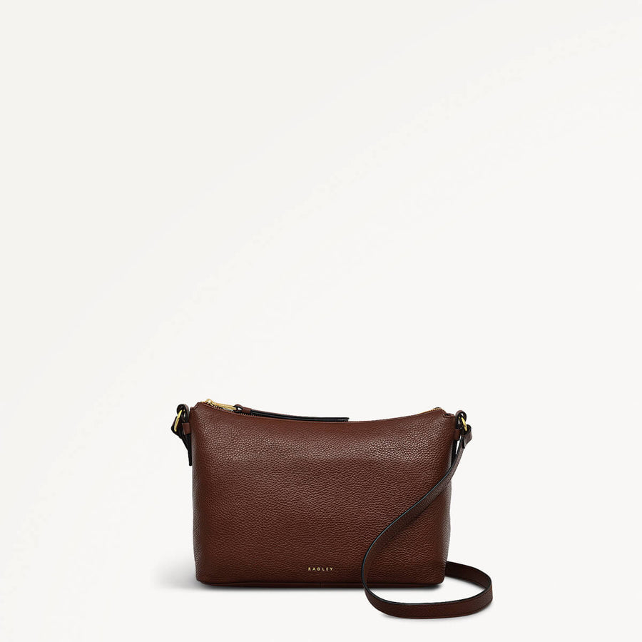 Bella Radley Small Ziptop Cross Body Walnut  - 110211