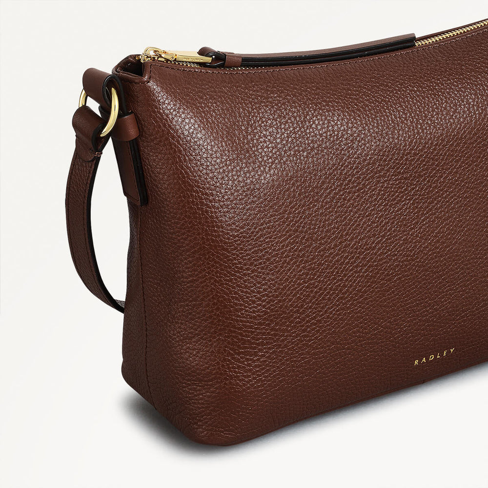 Bella Radley Small Ziptop Cross Body Walnut  - 110211