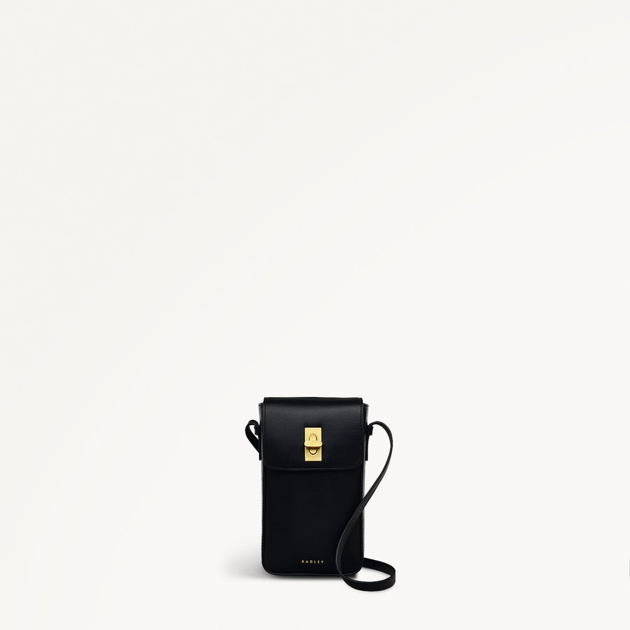 Threadneedle Street Medium Phone Cross Body Black - 110225