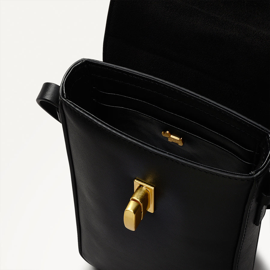 Threadneedle Street Medium Phone Cross Body Black - 110225