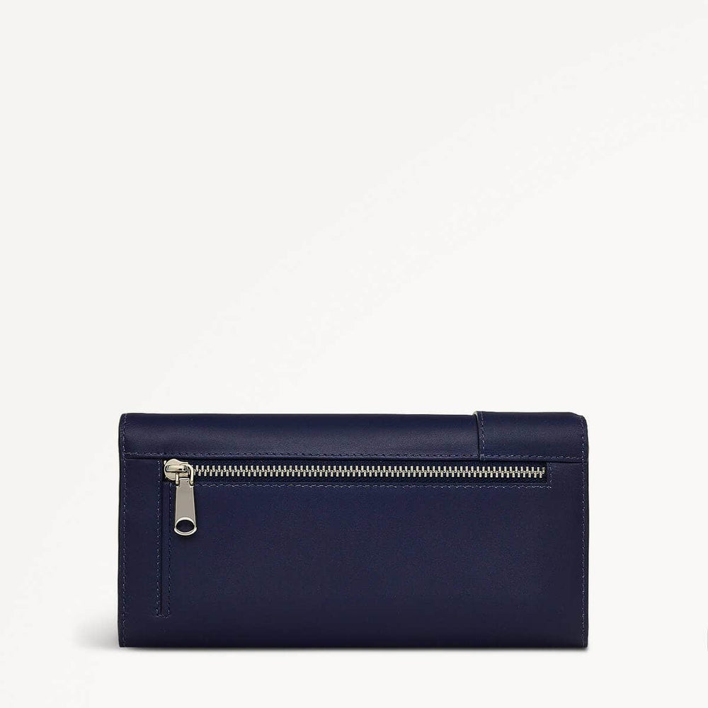 Pockets 2.0 Leather Large Flapover Wallet in Evenfall - 110241