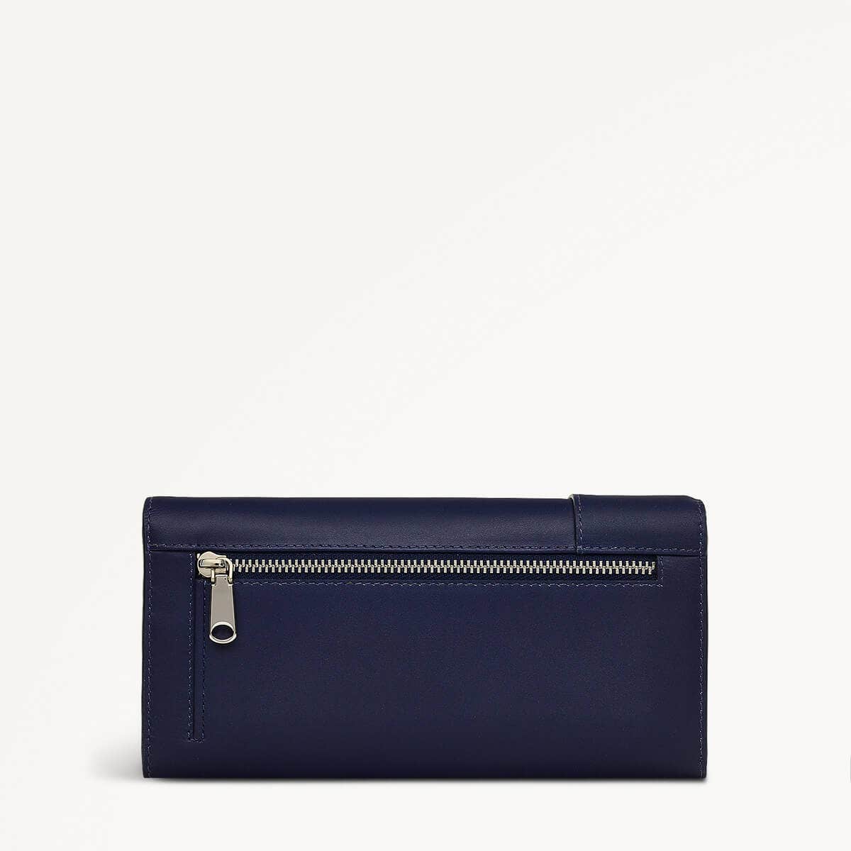 Pockets 2.0 Leather Large Flapover Wallet in Evenfall - 110241