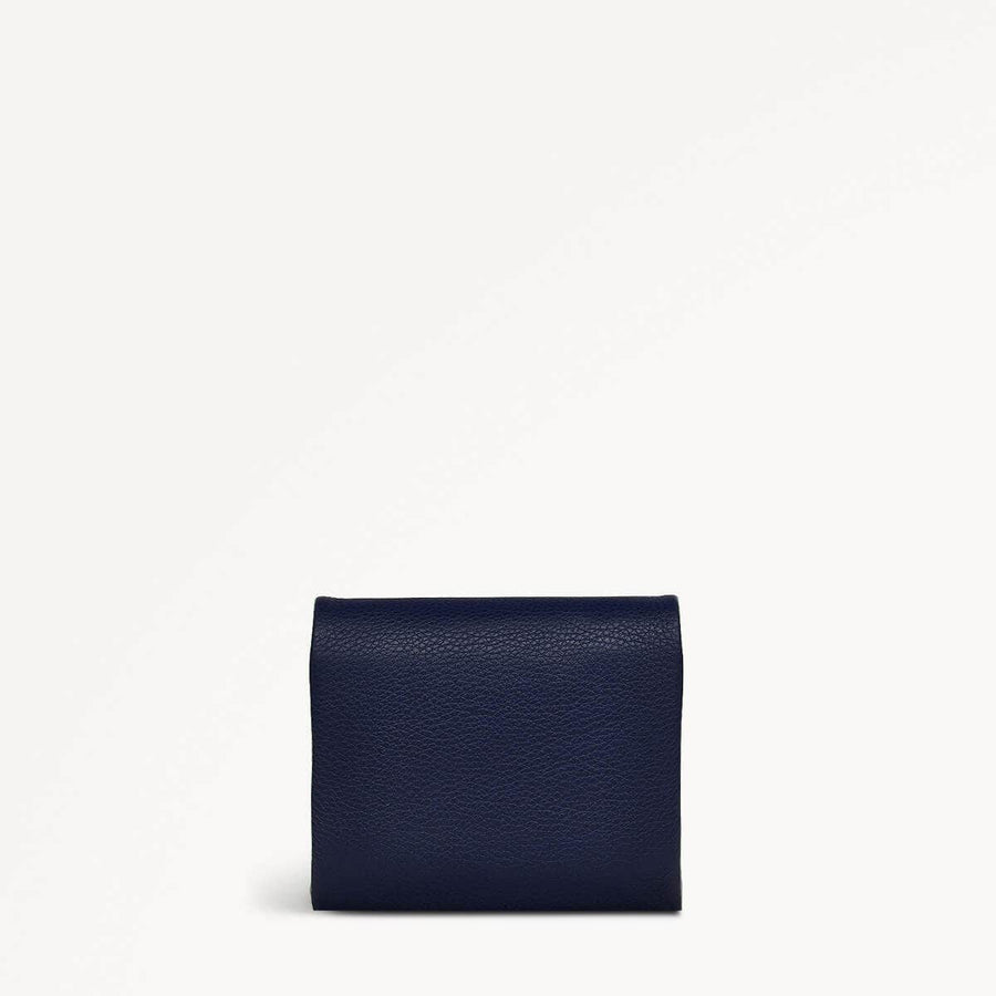 Mallow Street Leather Small Flapover Wallet in Evenfall - 110252