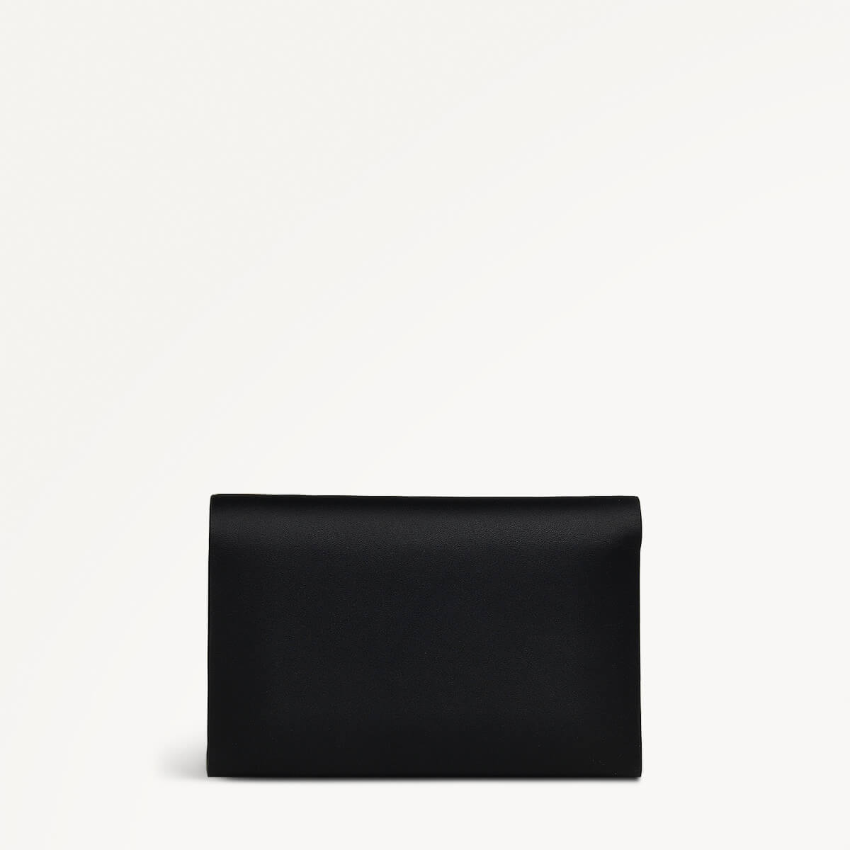 Lunar New Year SS25 Leather Medium Flapover Wallet in Black - 110277
