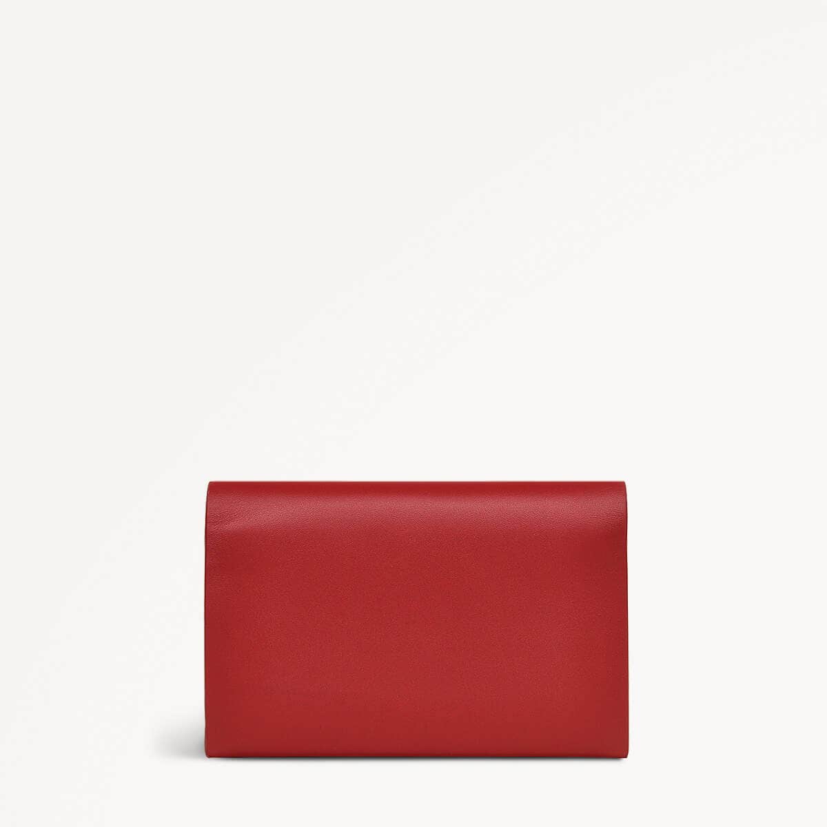 Lunar New Year Ss25 Medium Flapover Purse Crimson - 110279