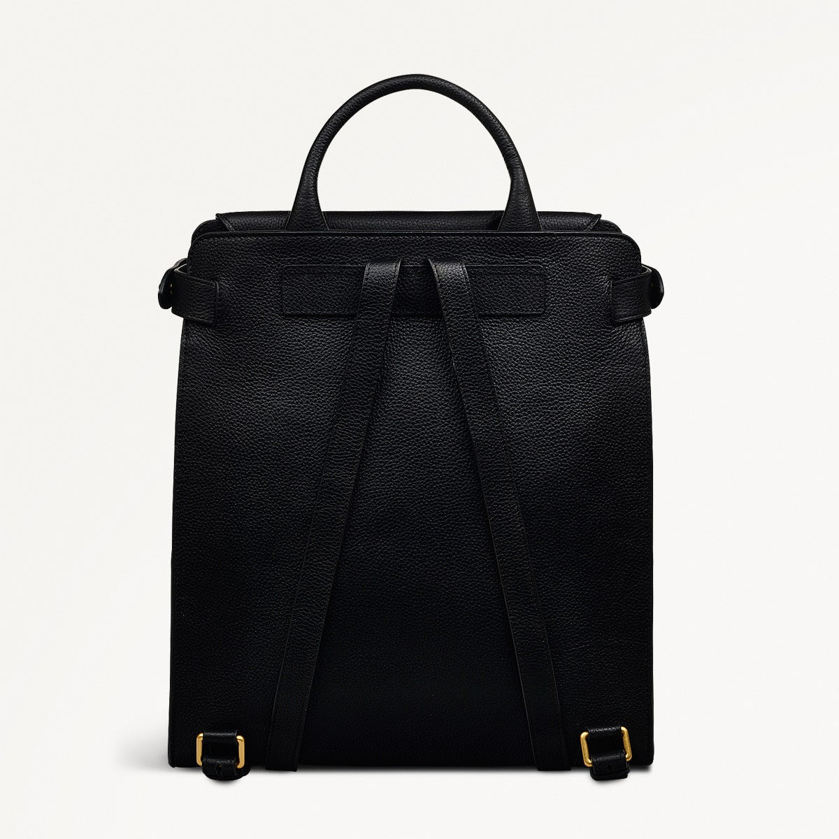 The Rathbone Large Flapover Backpack Black - 110288