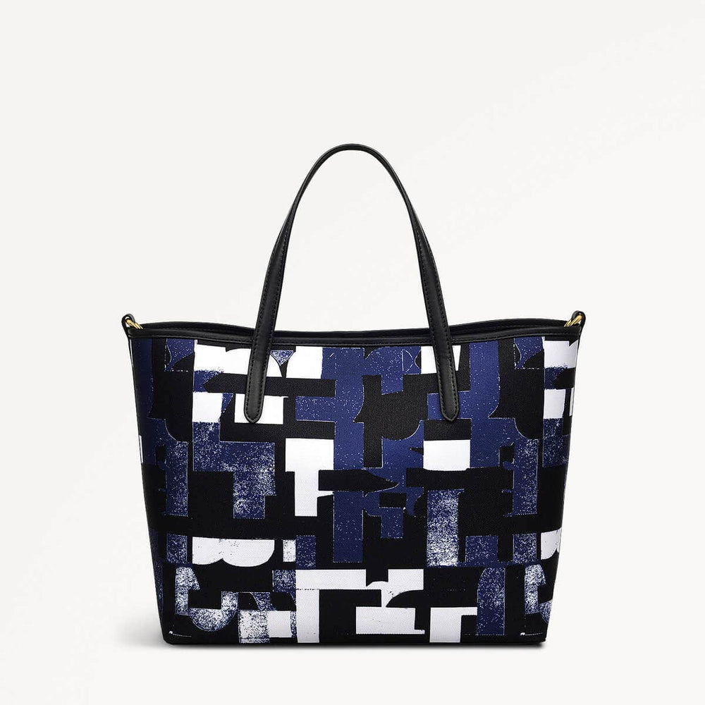 Southwell Gardens Fabric Open Top Grab Bag in Evenfall - 110299