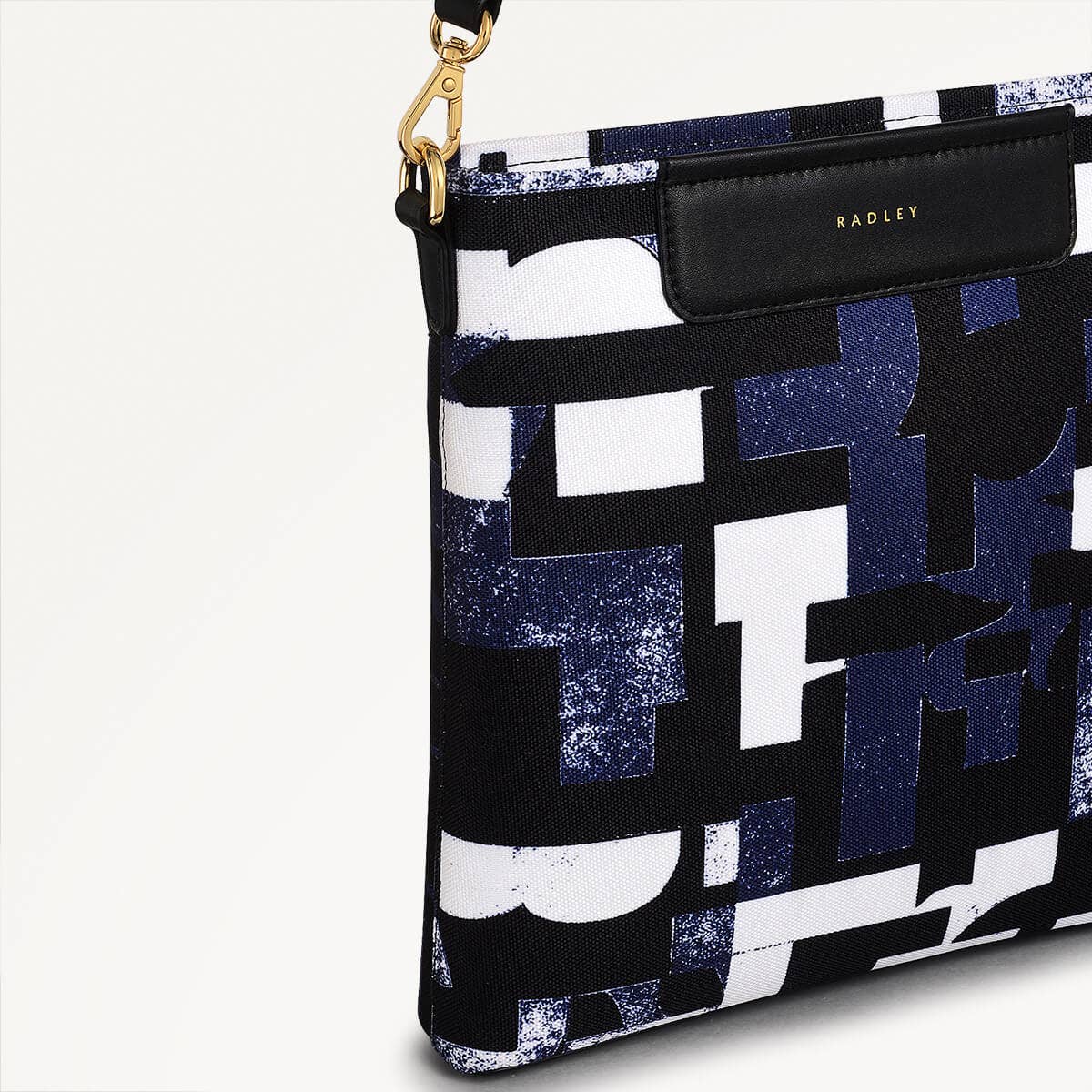 Southwell Gardens Fabric Small Ziptop Crossbody Bag in Evenfall - 110301