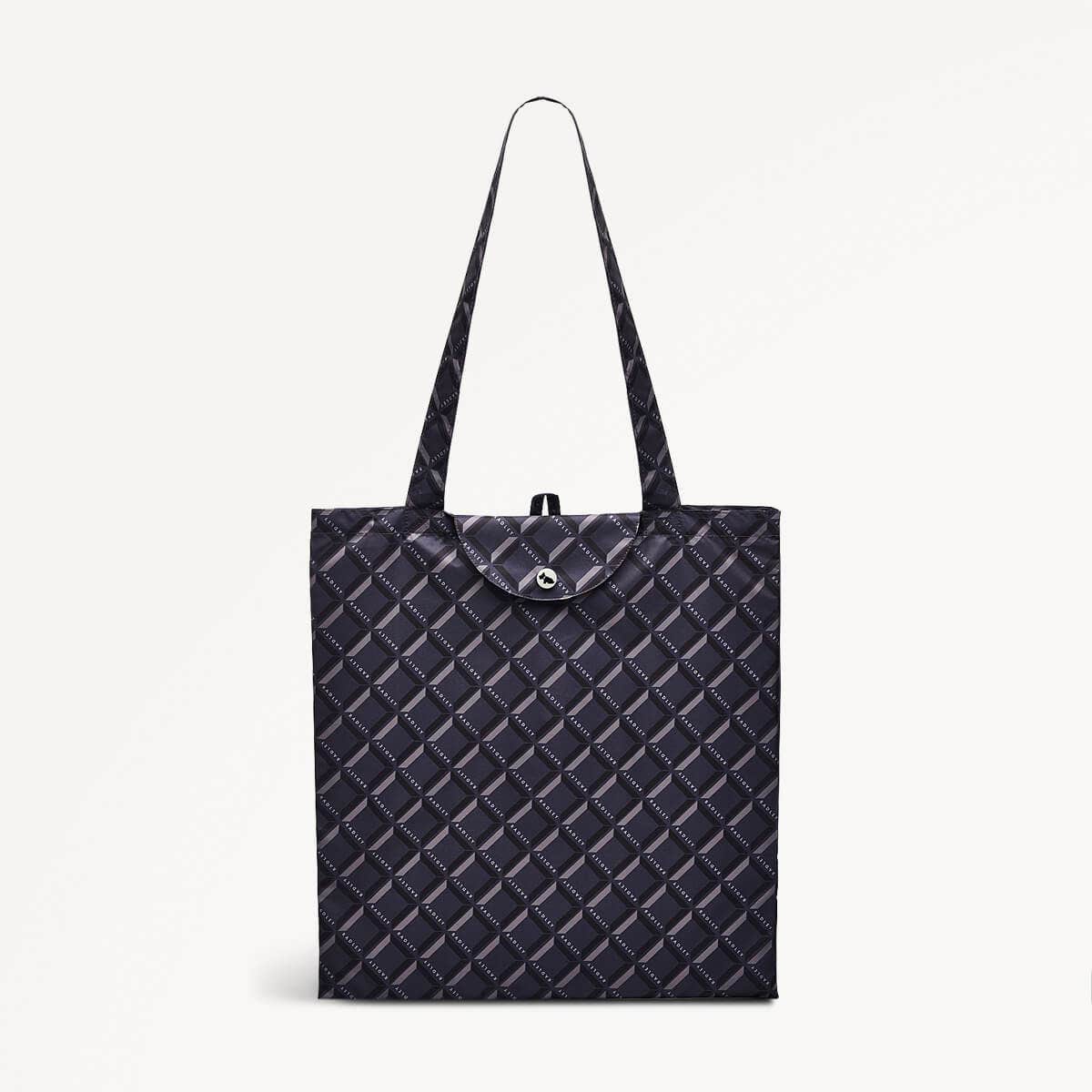 Radley Geo Fabric Geo Responsible Foldaway in Charcoal - 110325