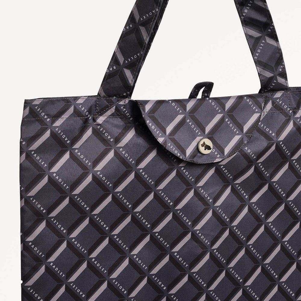 Radley Geo Fabric Geo Responsible Foldaway in Charcoal - 110325
