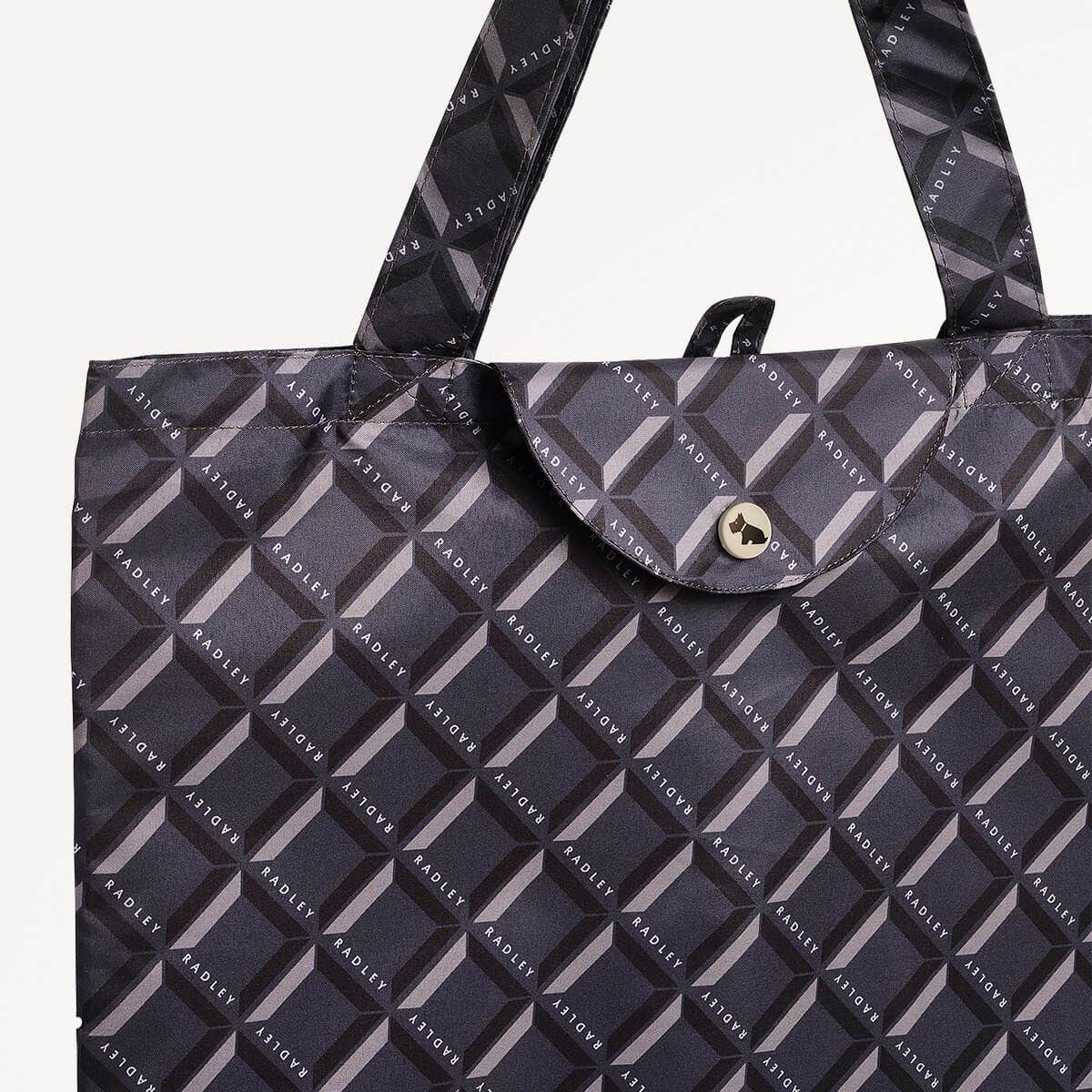 Radley Geo Fabric Geo Responsible Foldaway in Charcoal - 110325