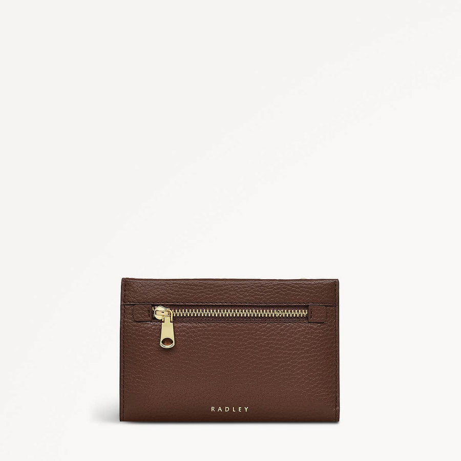 Sunny Dene Leather Medium Bifold Wallet in Walnut - 110344