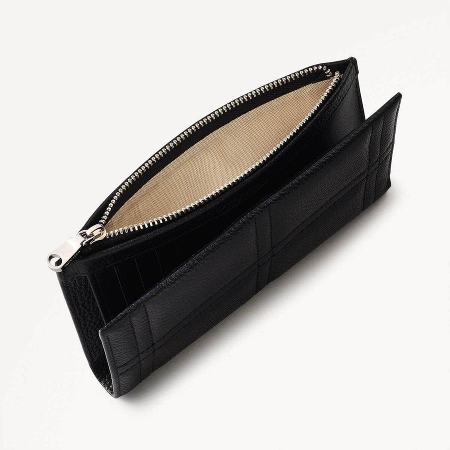 Sunny Dene Leather Large Bifold Wallet in Black - 110350