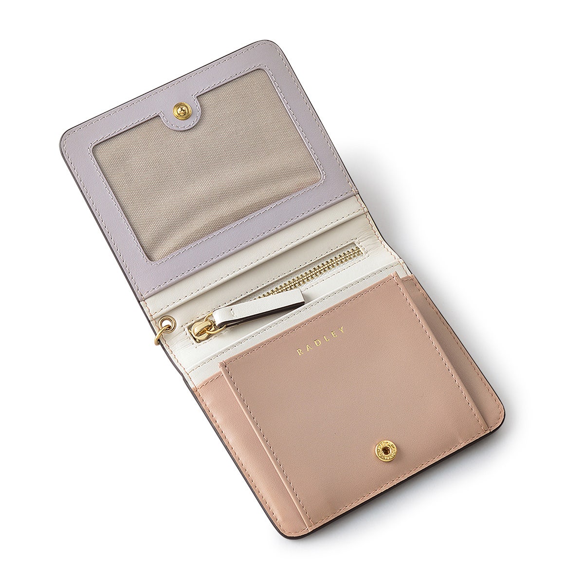 Argyll Street Leather Small Bifold Wallet in Thistle - 110358