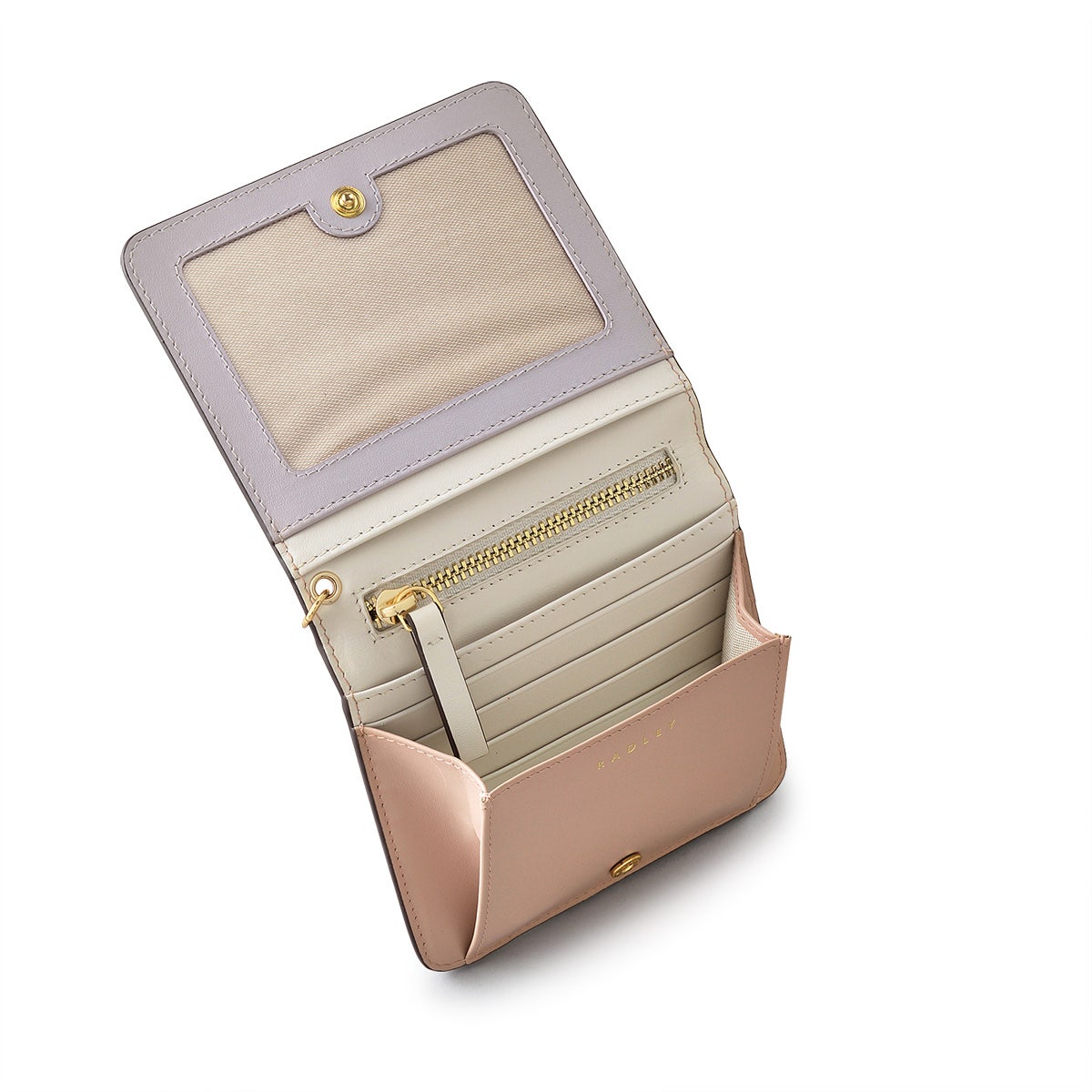 Argyll Street Leather Small Bifold Wallet in Thistle - 110358