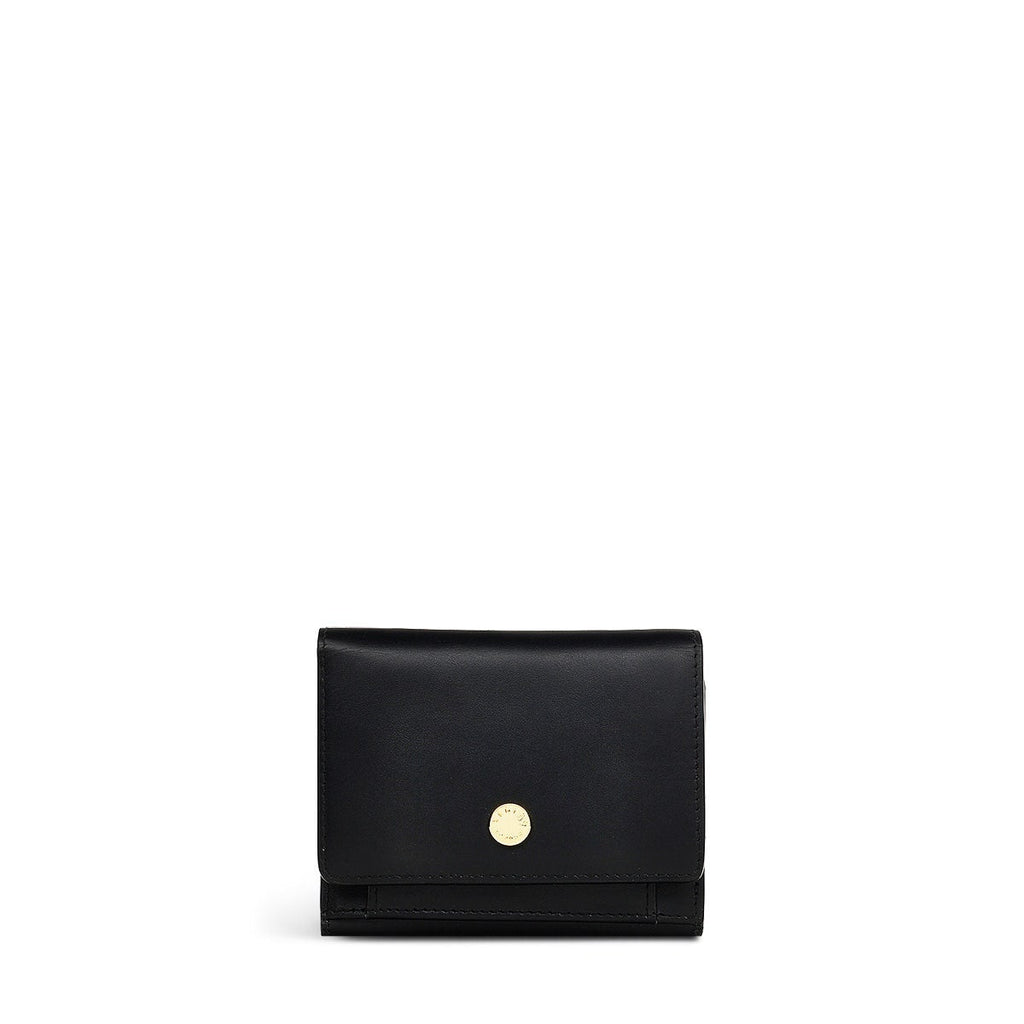 Argyll Street Leather Small Trifold Wallet in Black - 110360