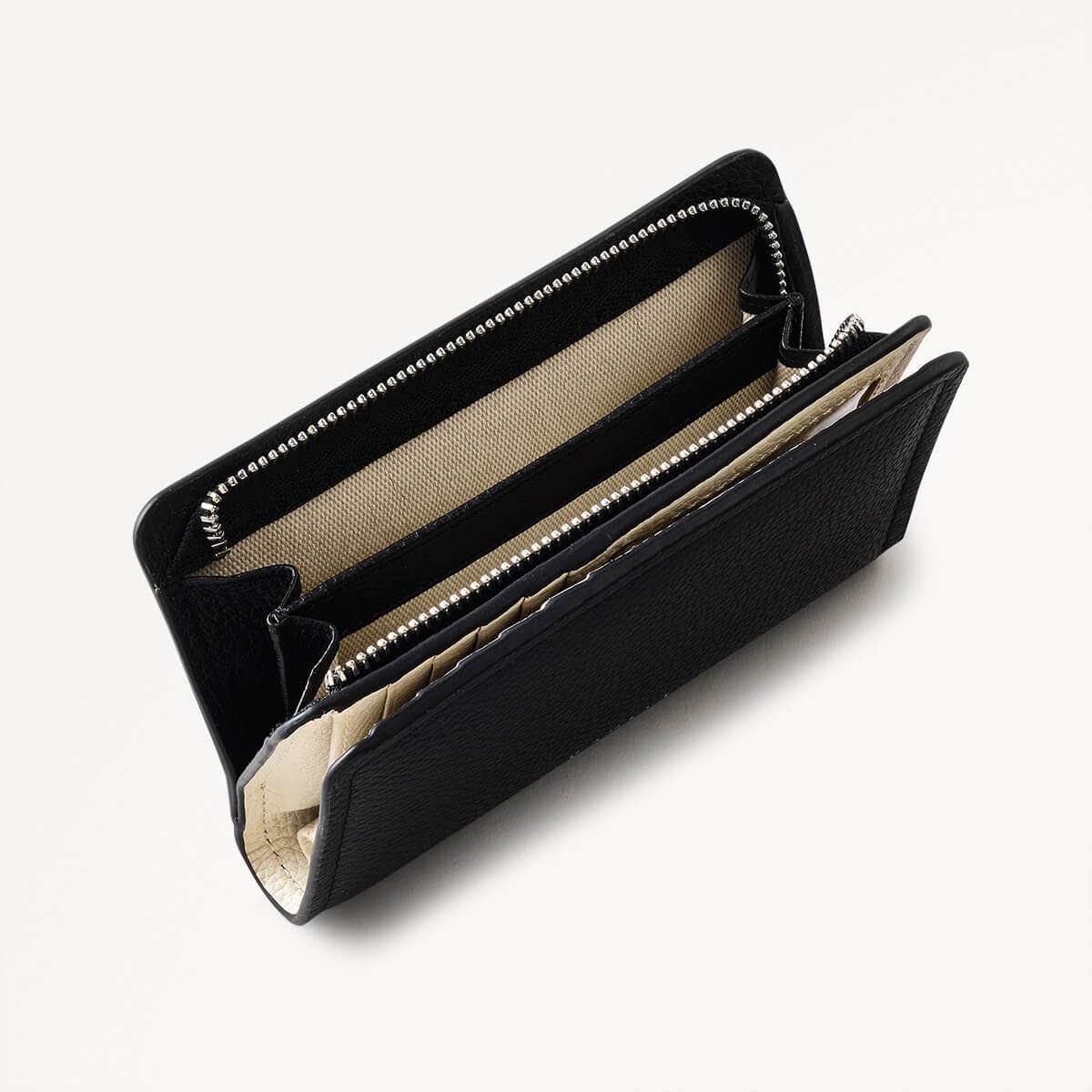 Bella Radley Leather Medium Bifold Wallet in Black - 110371