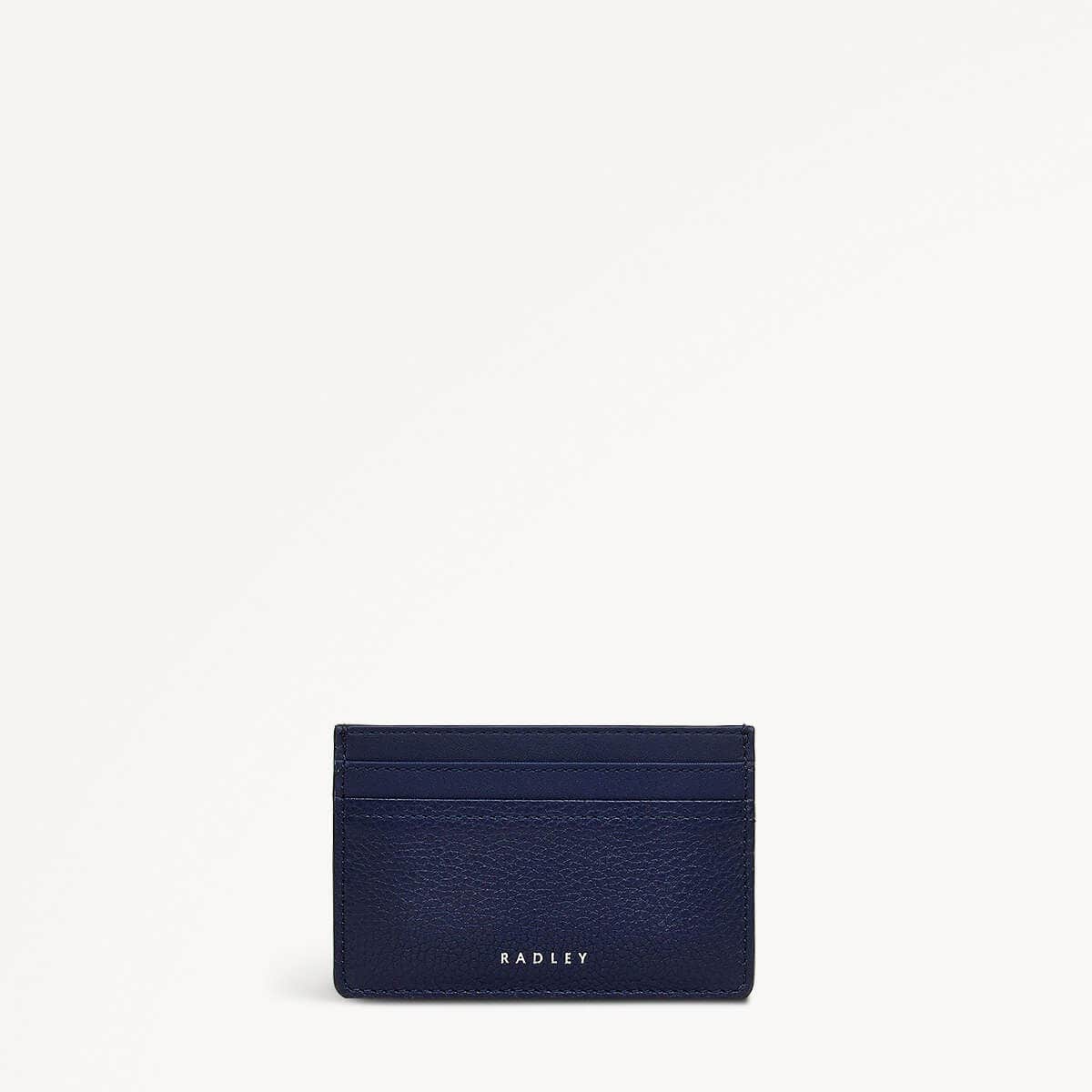 Bella Radley Leather Small Card Holder in Evenfall - 110375