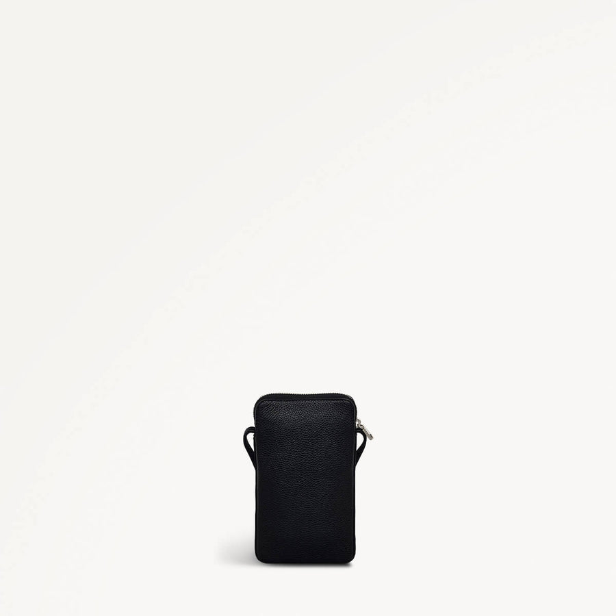 Bella Radley Leather Medium Phone Cross Body Bag in Black  - 110377