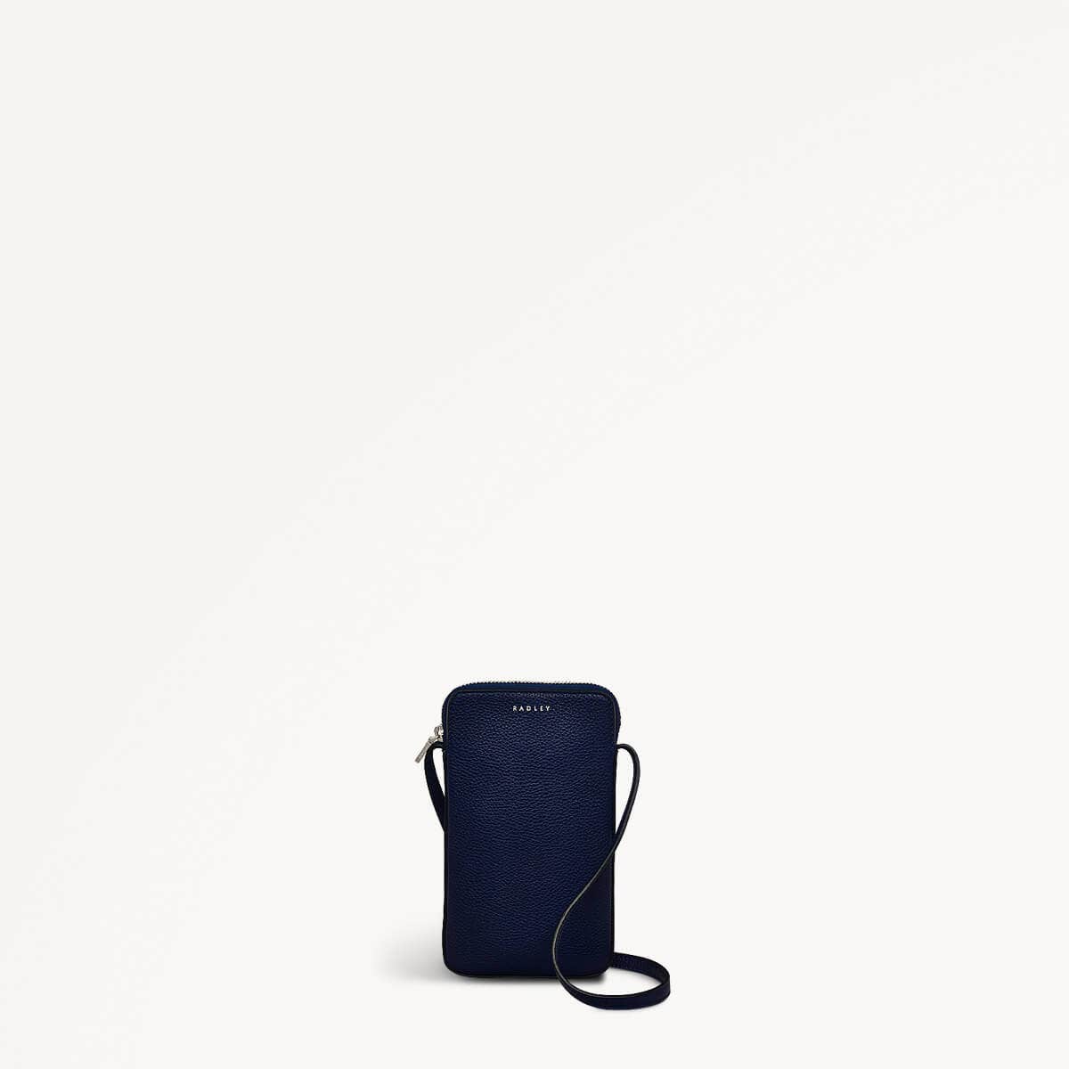 Bella Radley Leather Medium Phone Crossbody in Evenfall - 110378