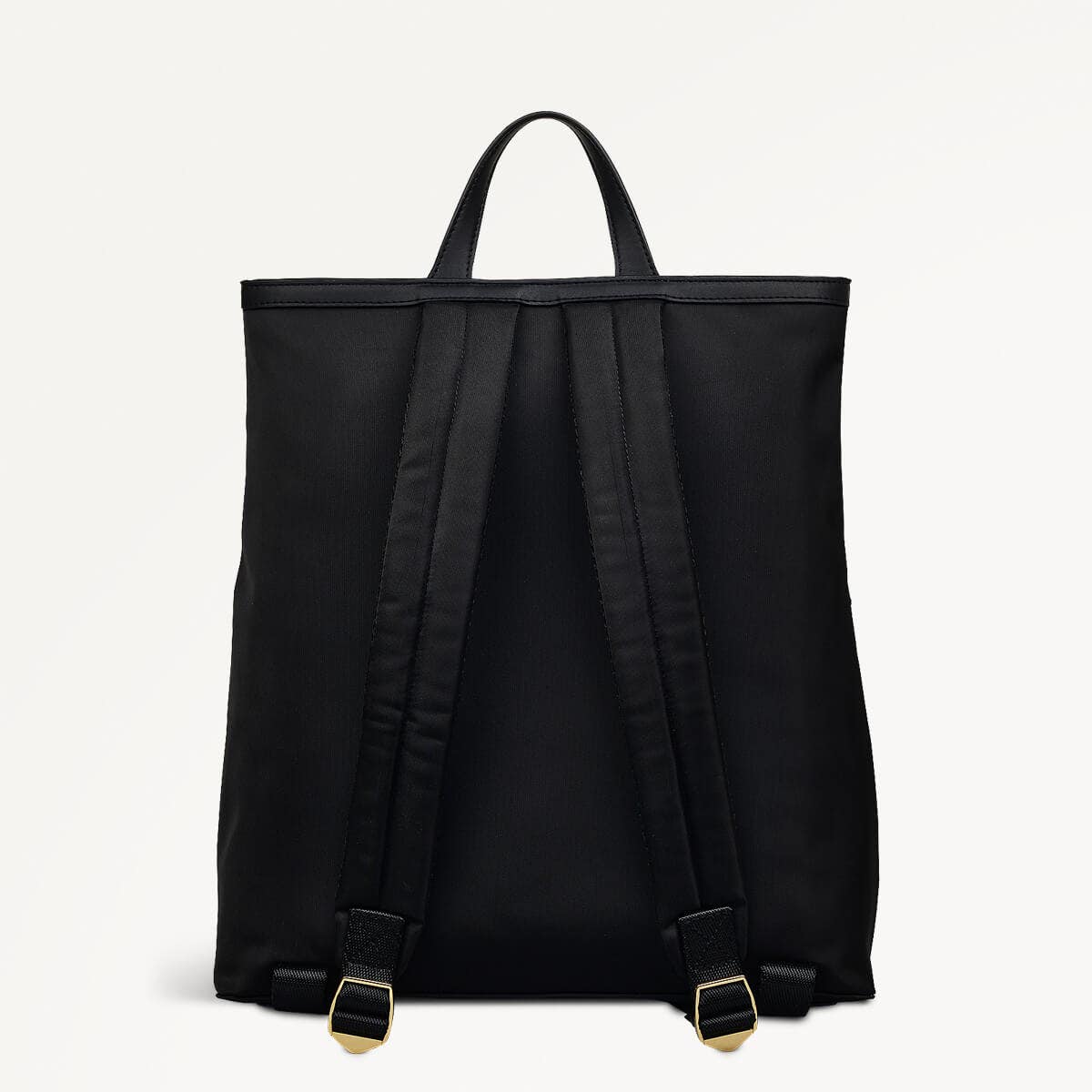 Montague Lane Fabric Medium Ziptop Backpack in Black - 110401