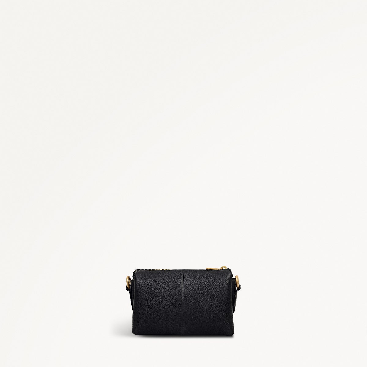 Hillgate Place Leather Small Ziptop Crossbody Bag in Black - 110428