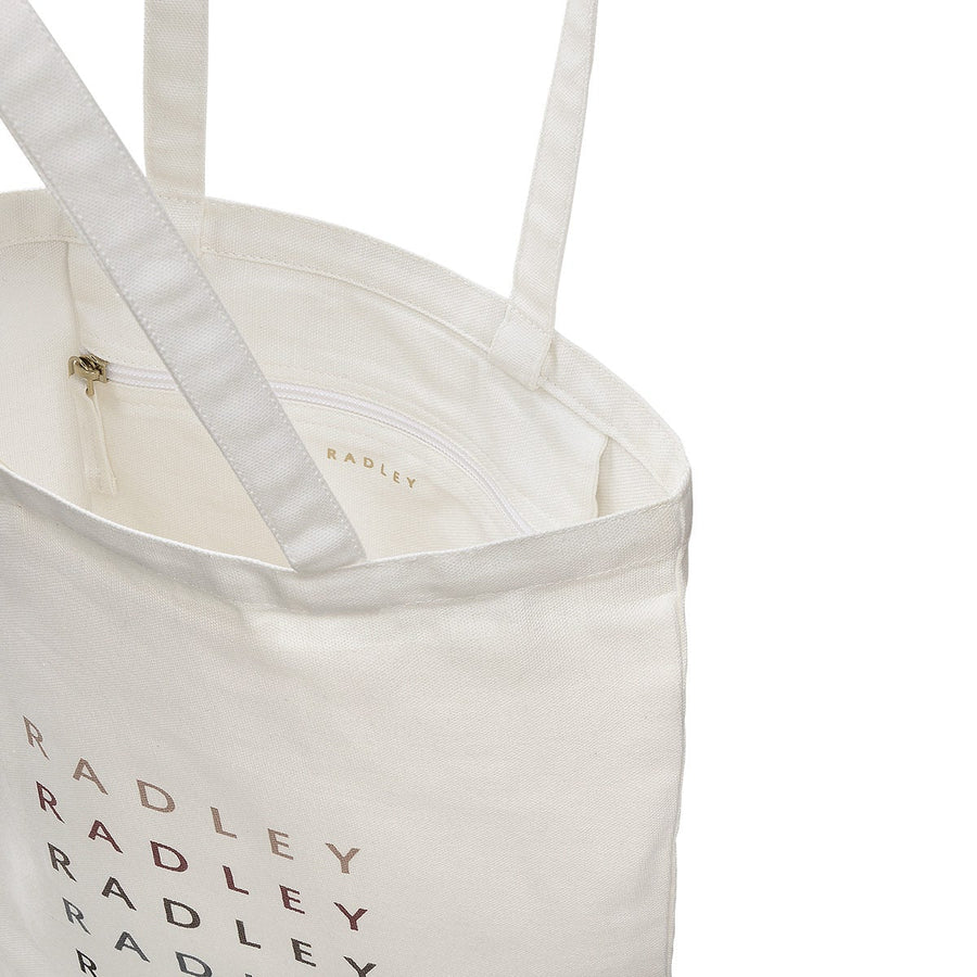Radley On Repeat Fabric Medium Tote in Natural - 110438