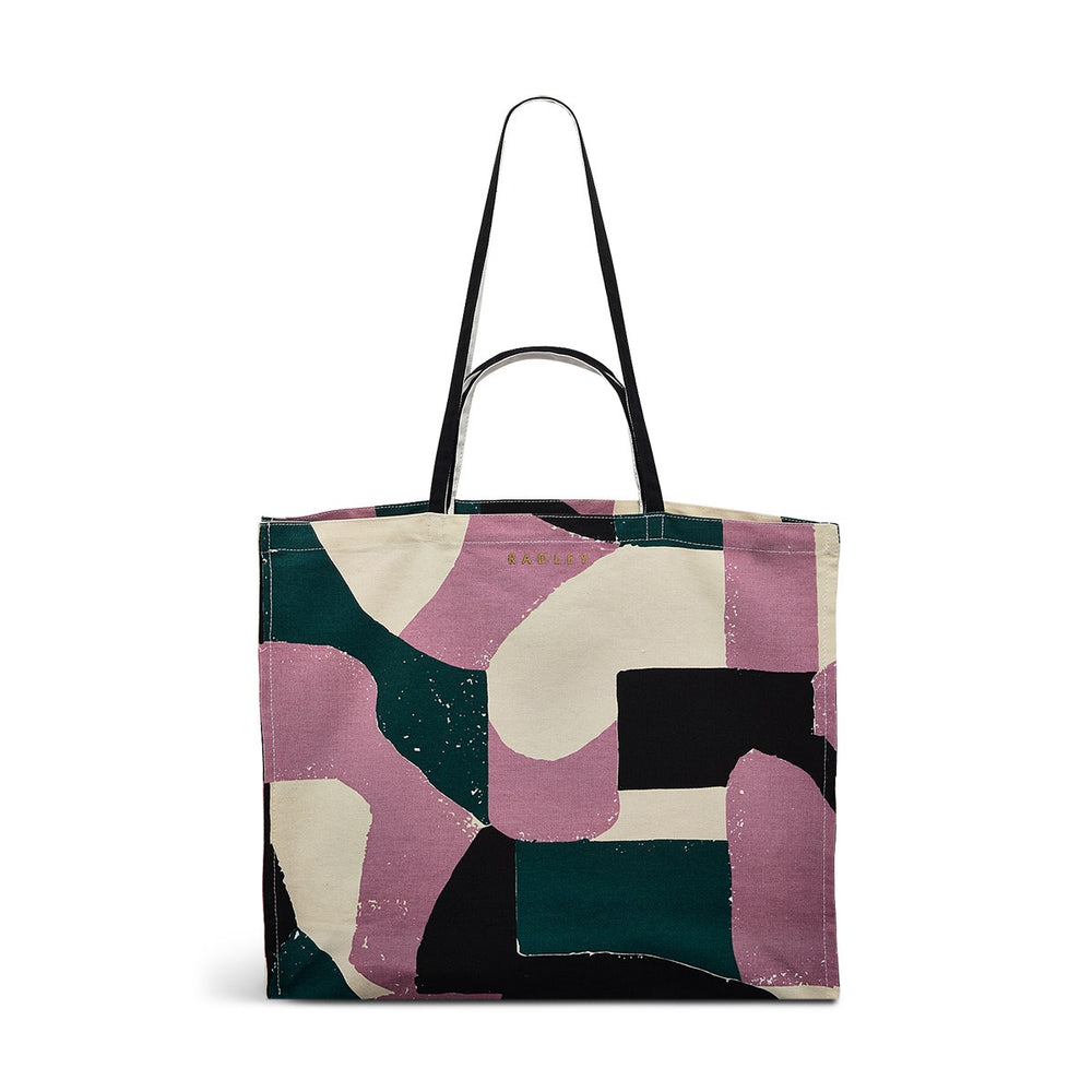 Gallery Road - Soft Geo Large Open Top Tote - OCD10709