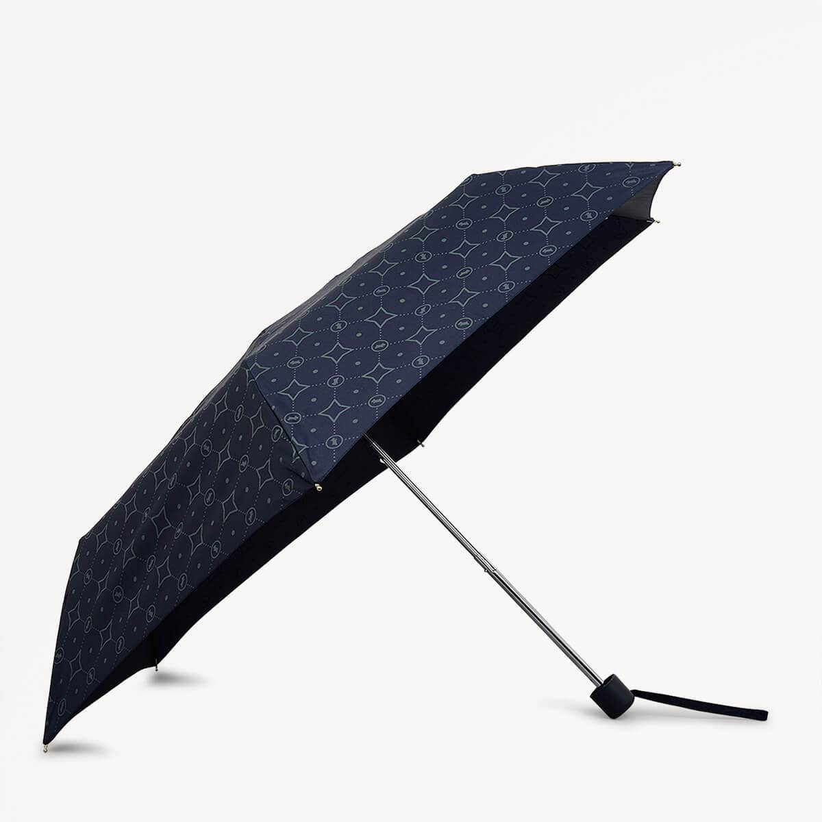 Radley Monogram Fabric Superlite Responsible Umbrella in Ink - 110457