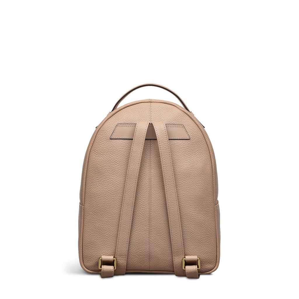 Dallington Leather Medium Zip Around Backpack in Silt - 110464