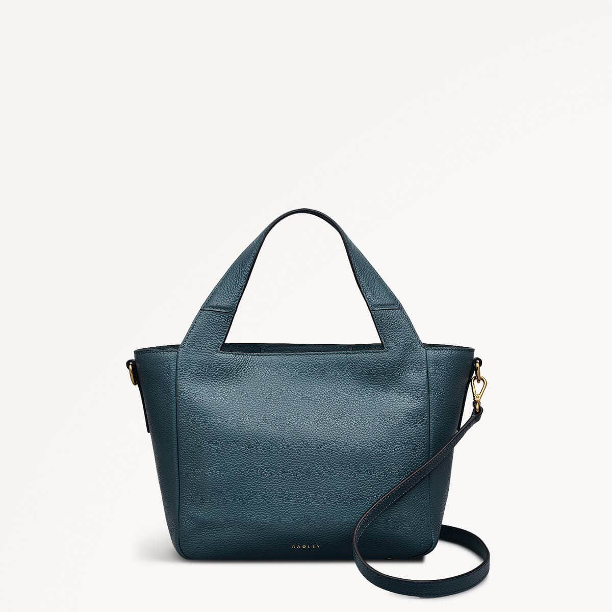 Alpha Road Leather Medium Open Top Grab Bag in Uniform - 110490