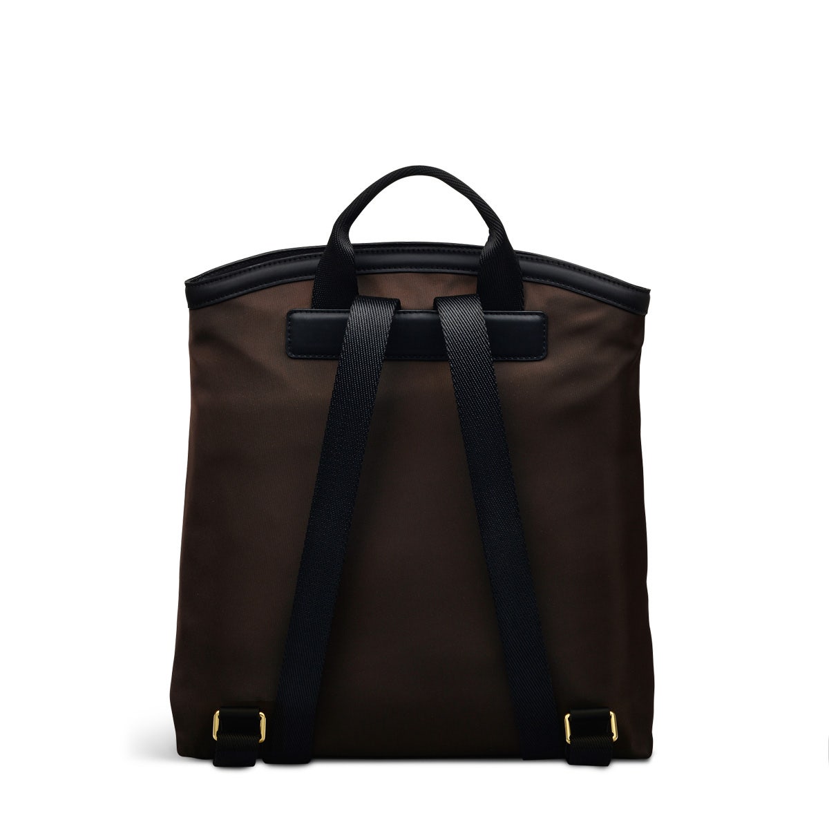 Aldwych Mews Fabric Medium Ziptop Backpack in Dark Oak - 110504