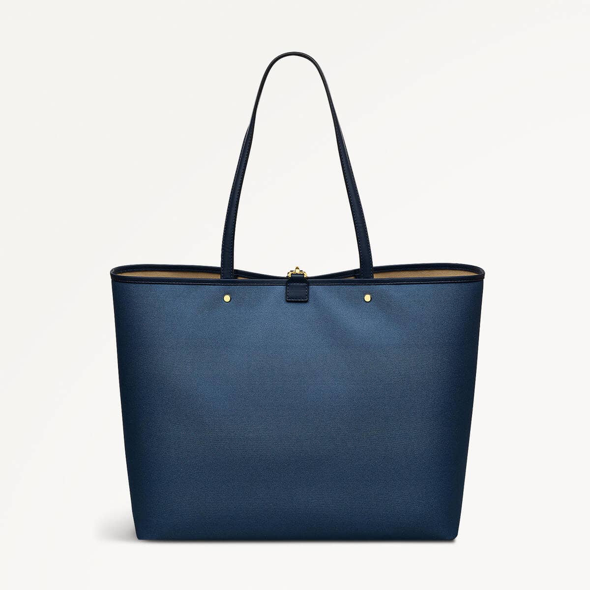 Addison Row Fabric Large Open Top Tote Bag in Uniform - 110505