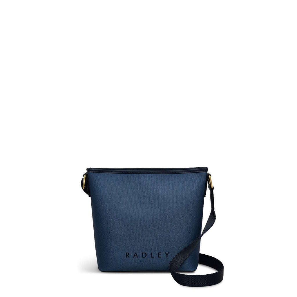 Addison Row Fabric Medium Ziptop Crossbody Bag in Uniform - 110507