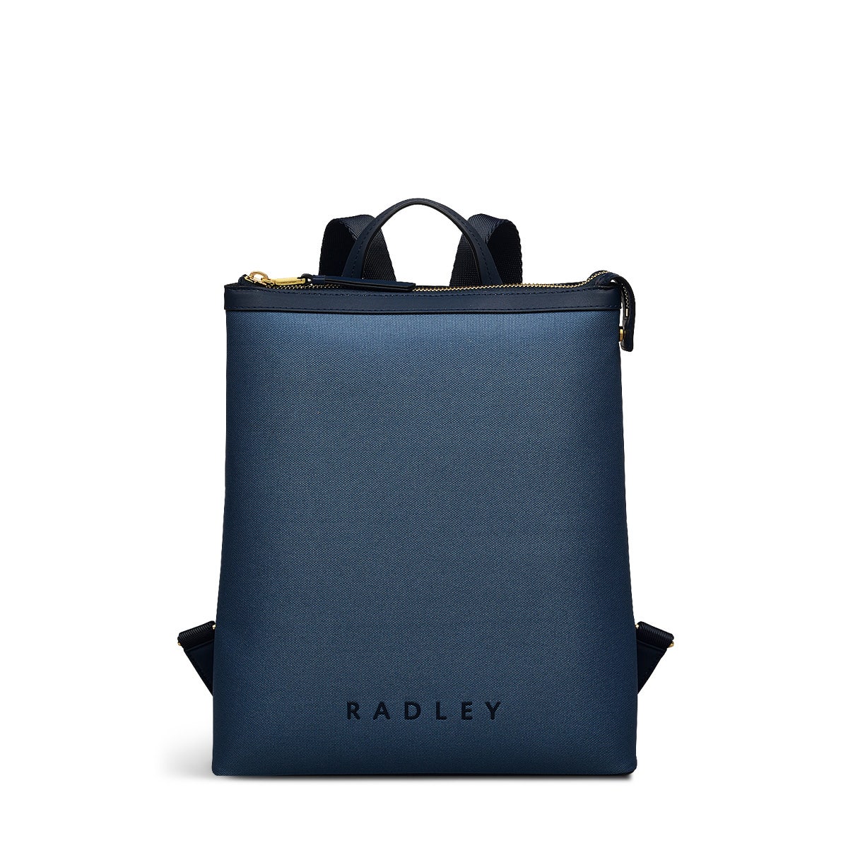 Addison Row Fabric Medium Ziptop Backpack in Uniform - 110508