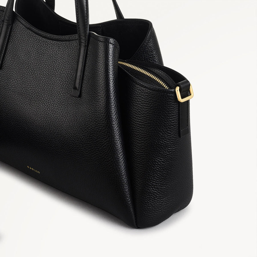 Blake Gardens Large Ziptop Grab Bag in Black - 110526