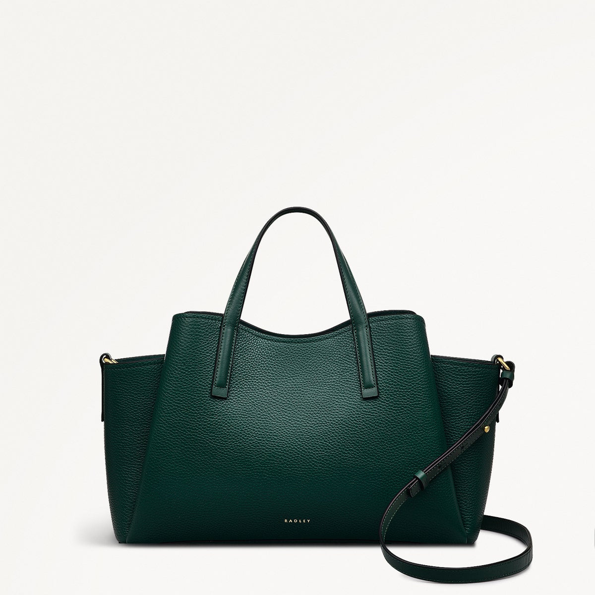 Blake Gardens Leather Large Ziptop Grab Bag in Wellington - 110527