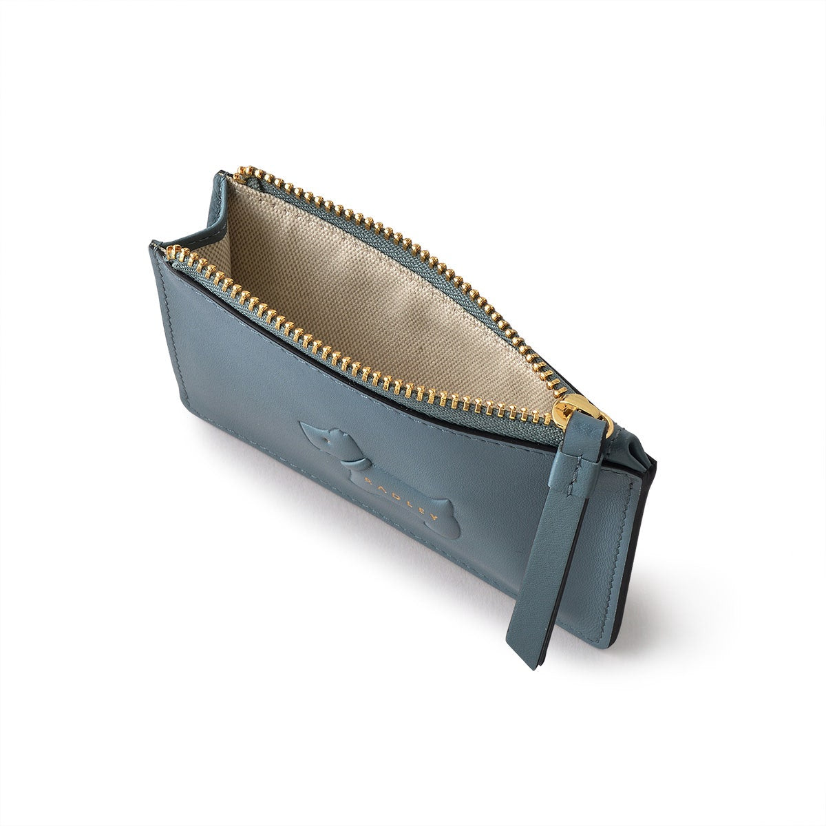 Puffy Radley Leather Small Ziptop Coin Purse in Uniform - 110543