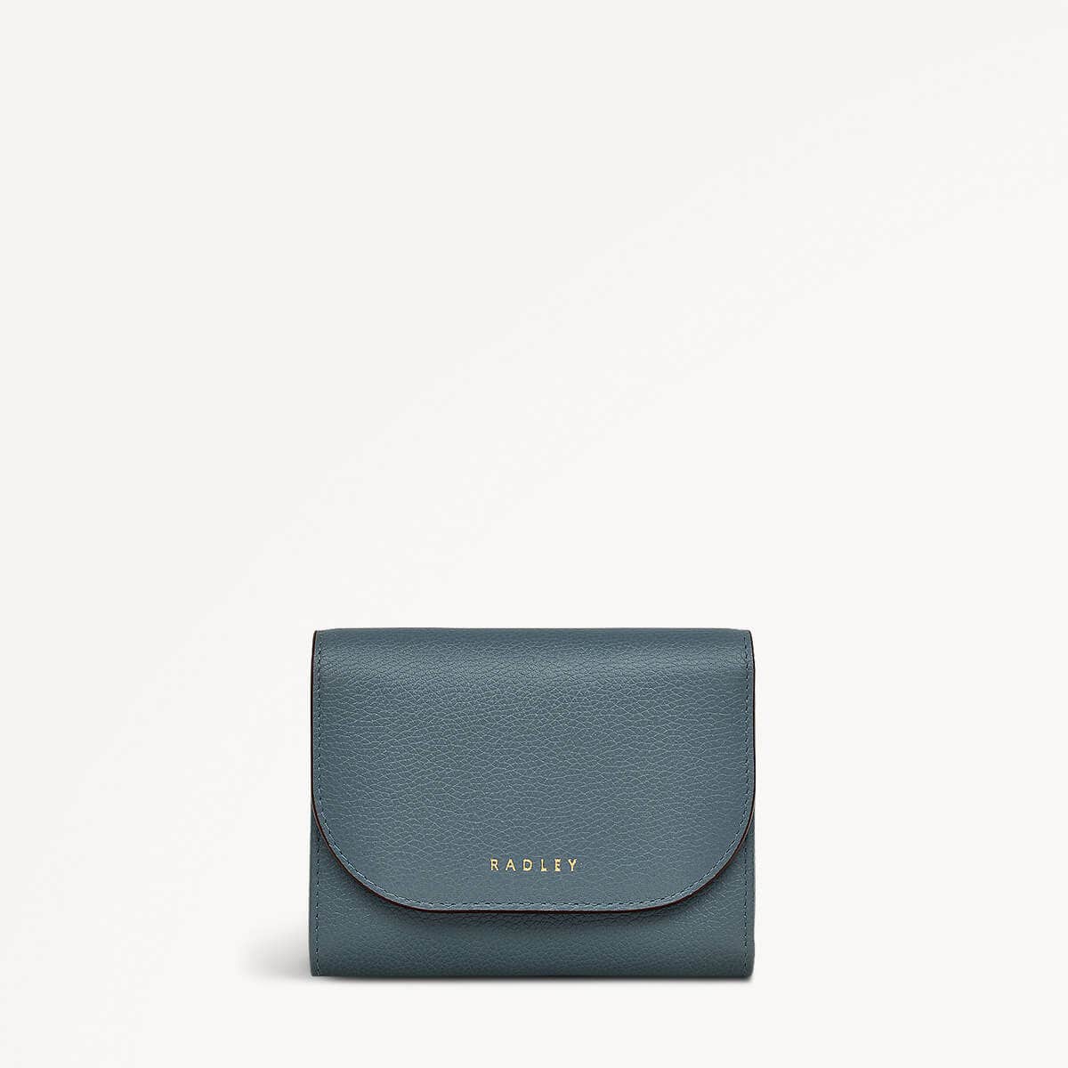 Embankment Way Leather Small Flapover Wallet in Uniform - 110548