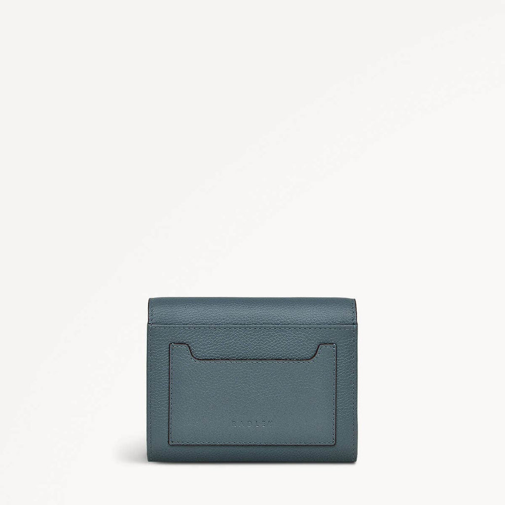 Embankment Way Leather Small Flapover Wallet in Uniform - 110548
