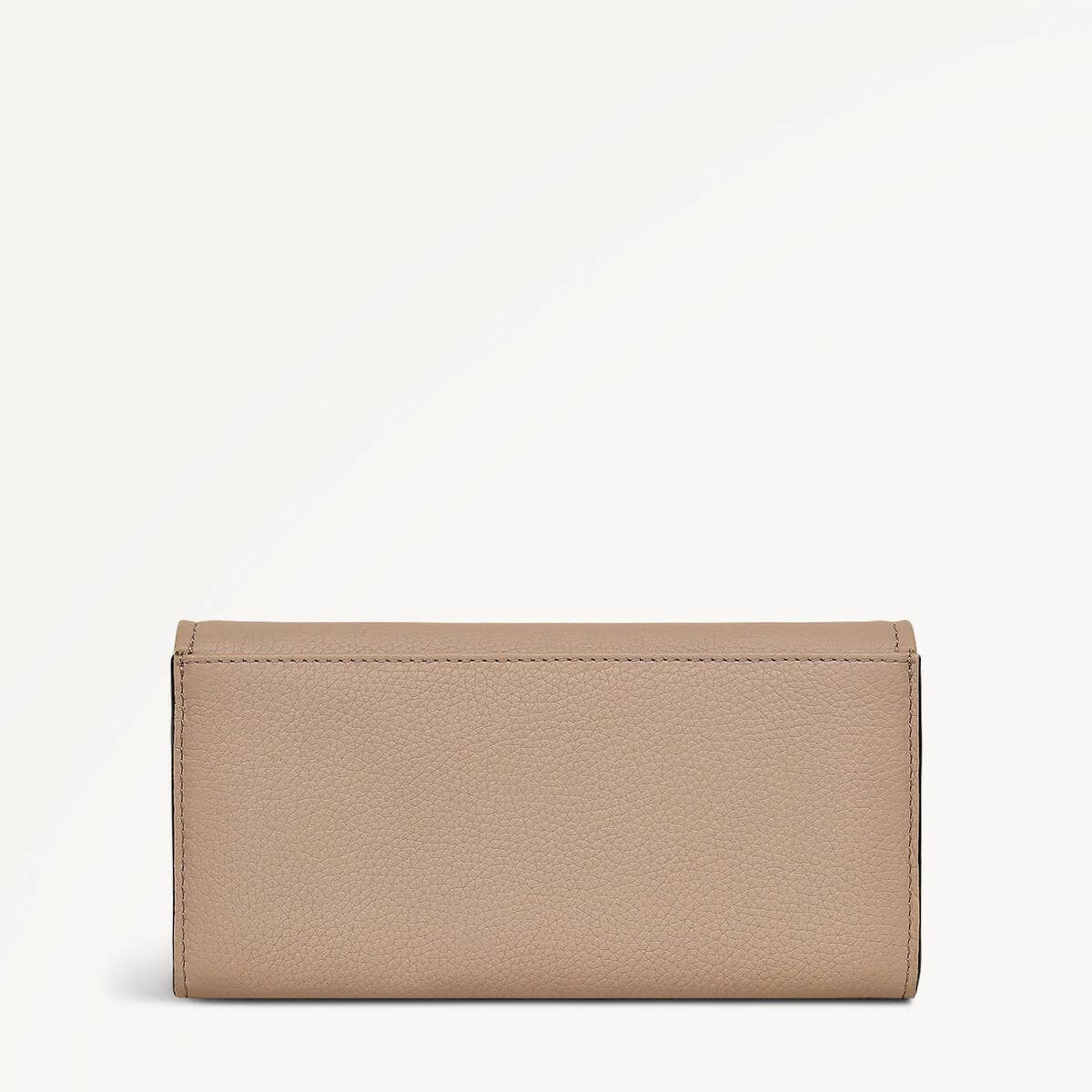 Selby Crescent Leather Large Flapover Wallet in Silt - 110559