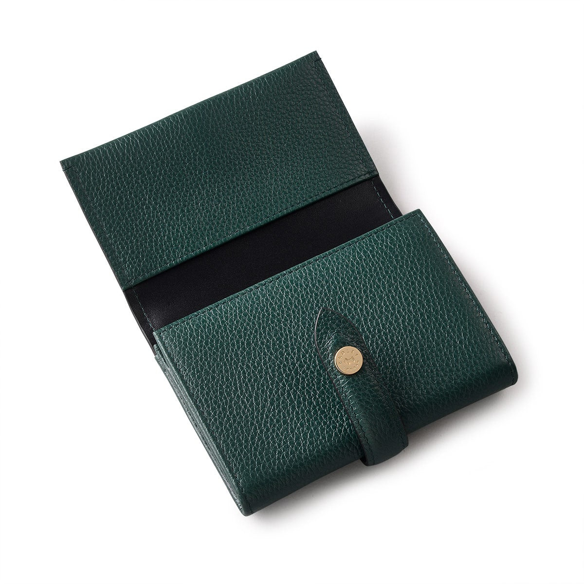 Arlington Court Leather Medium Flapover Wallet in Wellington - 110583
