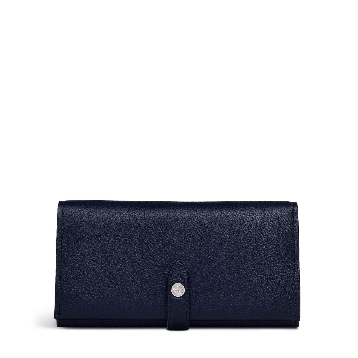 Arlington Court Leather Large Flapover Wallet in Ink - 110586