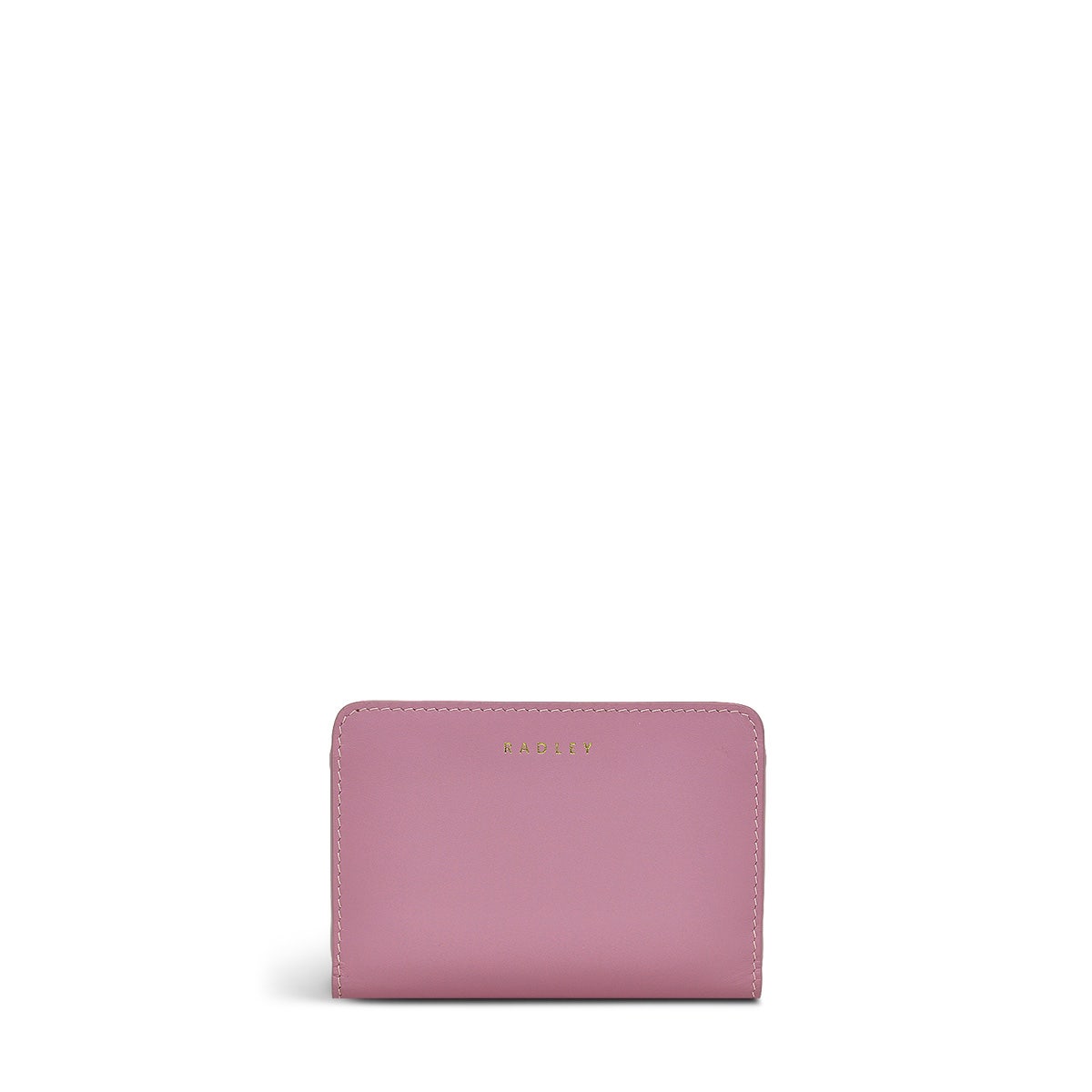 Drury Grove Leather Small Zip Around Wallet in Shy Pink - 110590
